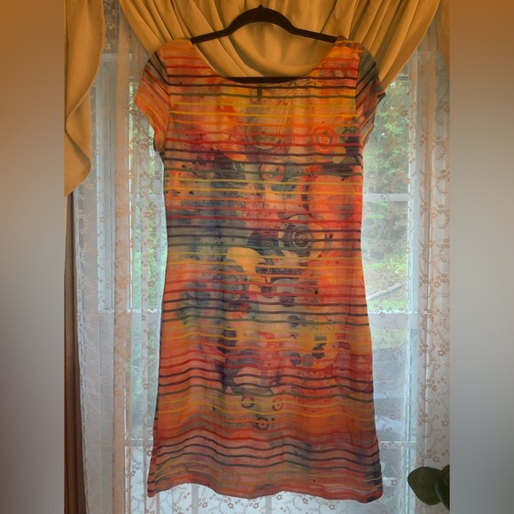 Desgiual Colorful Striped Dress - Picture 5 of 6